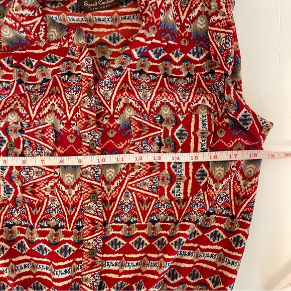 Speed Control Romper Pockets Button Stretch Waist Sz M - Picture 8 of 10